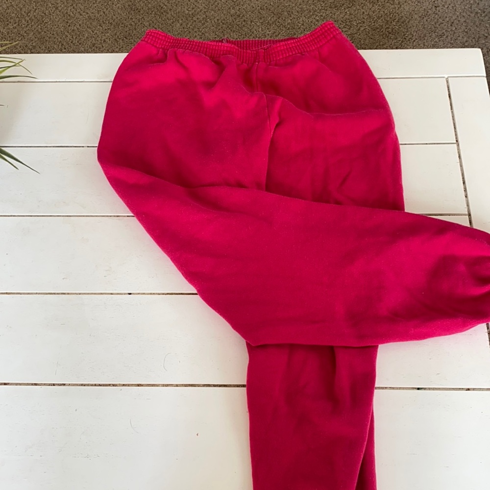 Pink sweatpants